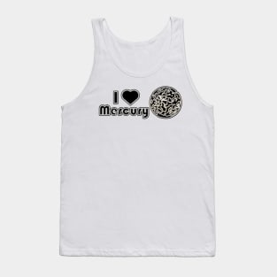 Electric Solar System I Heart Mercury Tank Top